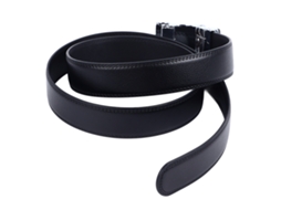Cinto de Couro Primerox Masculino com Fivela Automática Ajustável 110-130cm para Trabalho e Negócios