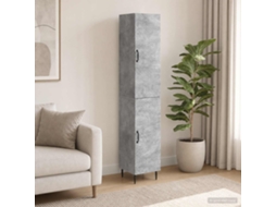 Vidaxl Conjunto De Gabinete 2 Unid. Cinzento Cimento