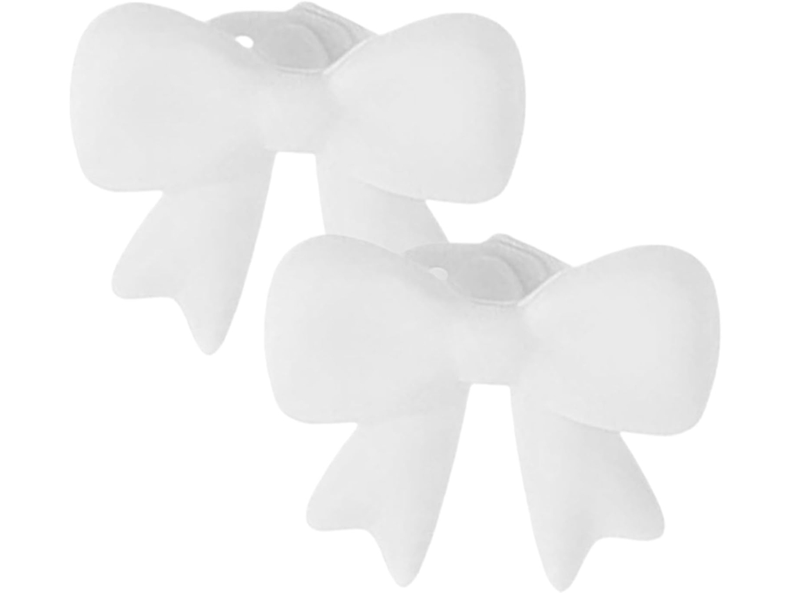 Acessórios Fofos Para Fones De Ouvido Laço Silicone 3d, Suporte Para Fones De Ouvido 2 Peças