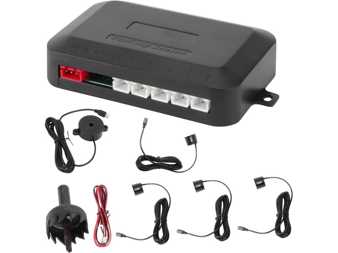 Sensor De Estacionamento Para Carro 12v Com Detecção De Objetos Pequenos E 4 Sensores.
