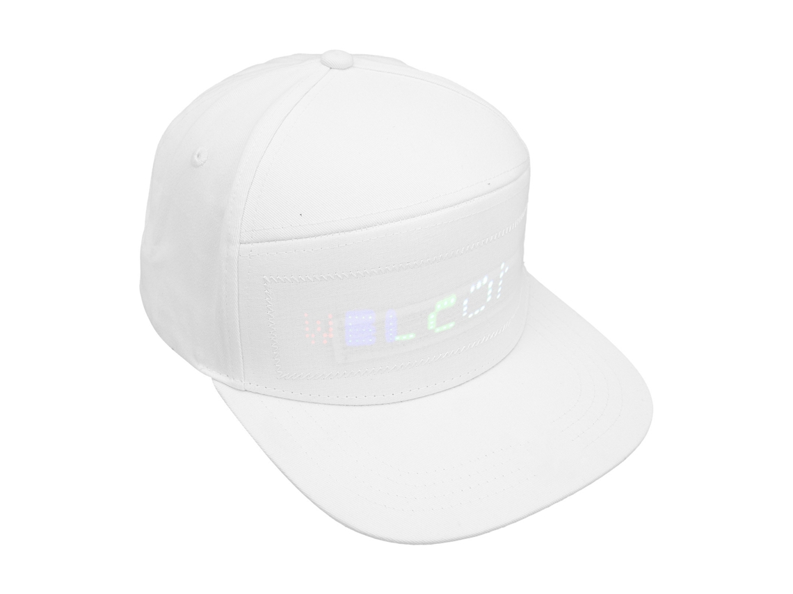 Laxiscreed Boné Led Controlado Por App Bluetooth, Cores Editáveis Para Personalizar Seu Visual
