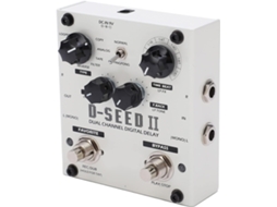 Pedal De Efeito Delay, Pedal De Delay Estéreo Para Metal Com 8 Modos, 2000