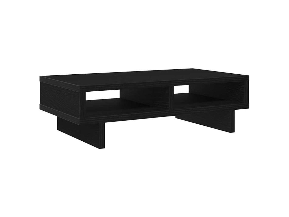 Vidaxl Suporte Monitor 50x27x15 Cm Derivados Madeira Carvalho Preto