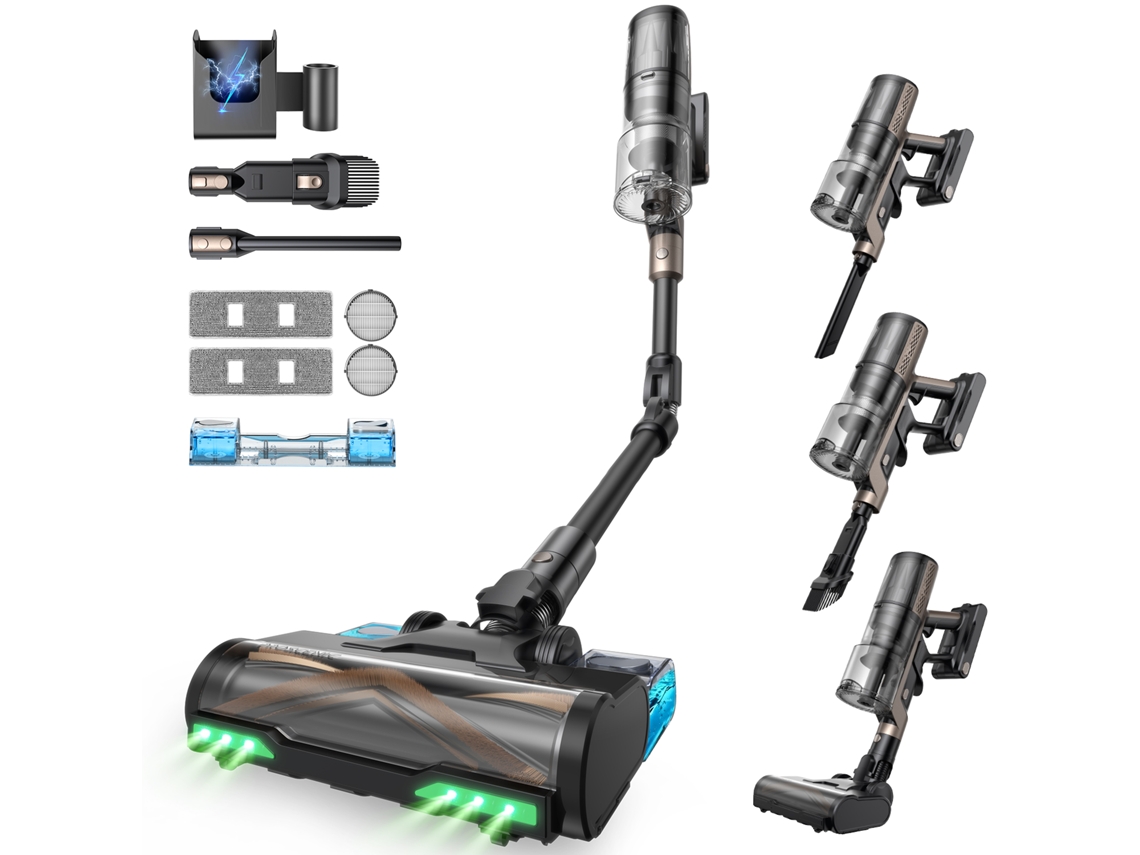 Aspirador Vertical Proscenic P20 - 80kpa/180aw - 70 Minutos De Autonomia - Reservatório De Pó Grande 1,5L - Potência De Aspiração Autoajustável