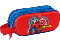 Estojo Duplo 3D SPIDER-MAN Vermelho