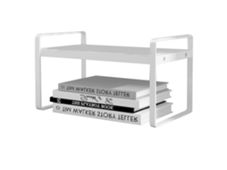 Estante de Livros para Mesa Branco S/MARCA