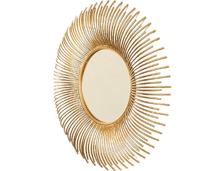 Espelho de Parede SKLUM Nazar (Dourado - Ferro - 6 cm)