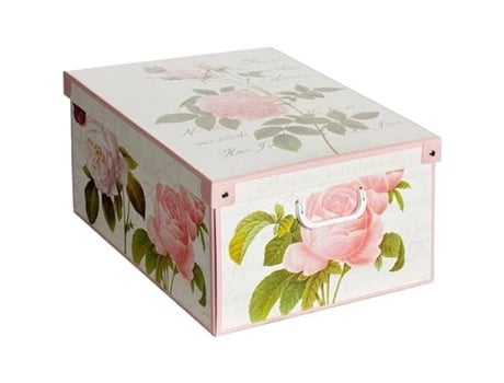 Caixa de Armazenamento Da Coleção Kanguru Rose 660 Ro LAVATELLI 50 X 39 X 24 Cm Cartão Reciclável