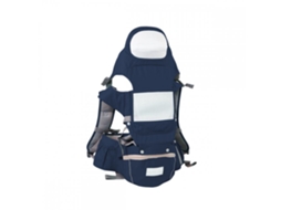 Porta bebés Respirável Mochila 3-36 meses Marsúpio Alças ajustáveis Algodão Azul Moley Pocket MOBICLINIC