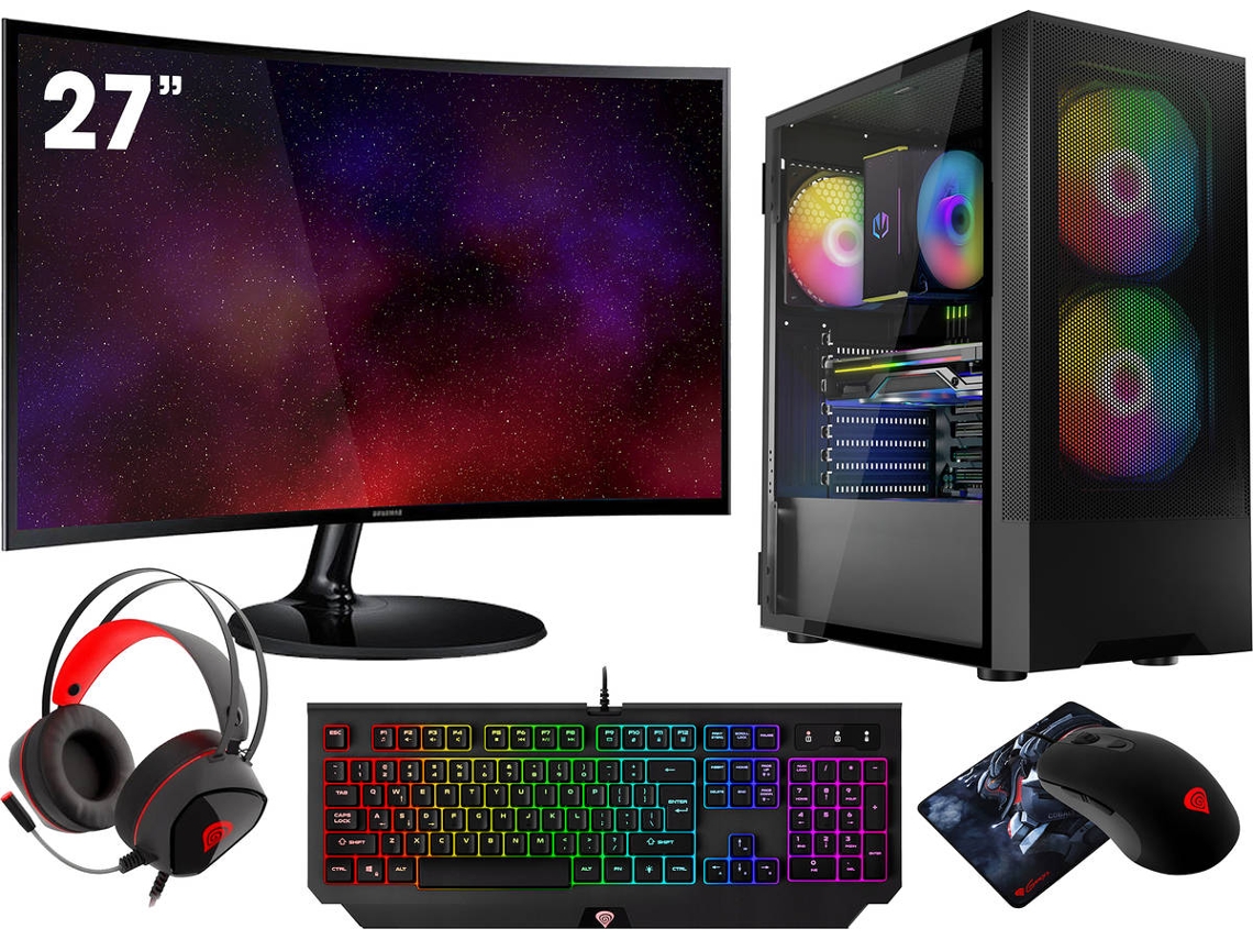 Desktop Gaming VIST (AMD Ryzen 5 5600G - AMD Vega 7 - RAM: 32 GB - 1 TB SSD)