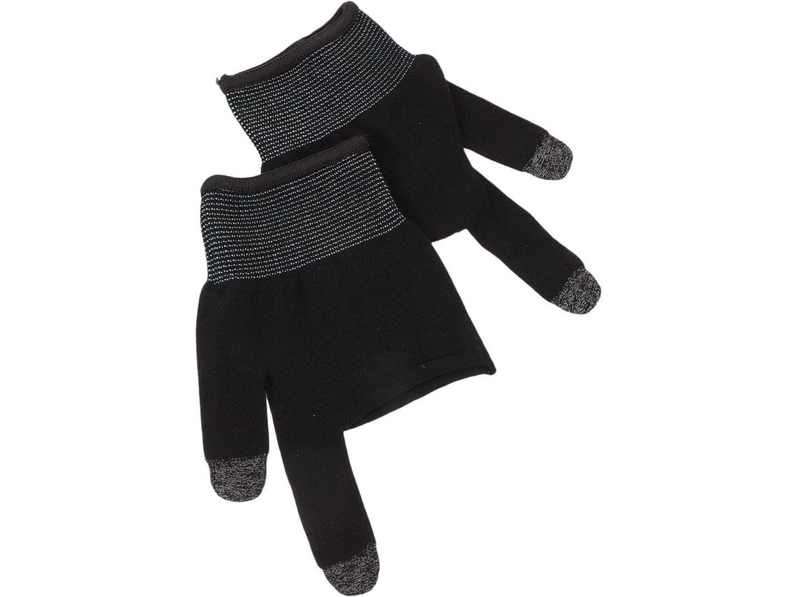 Luvas Para Jogos Com Tela Sensível Ao Toque, Resistentes Ao Suor E Respiráveis, Tamanho Único, Tecido Elástico, Preto E