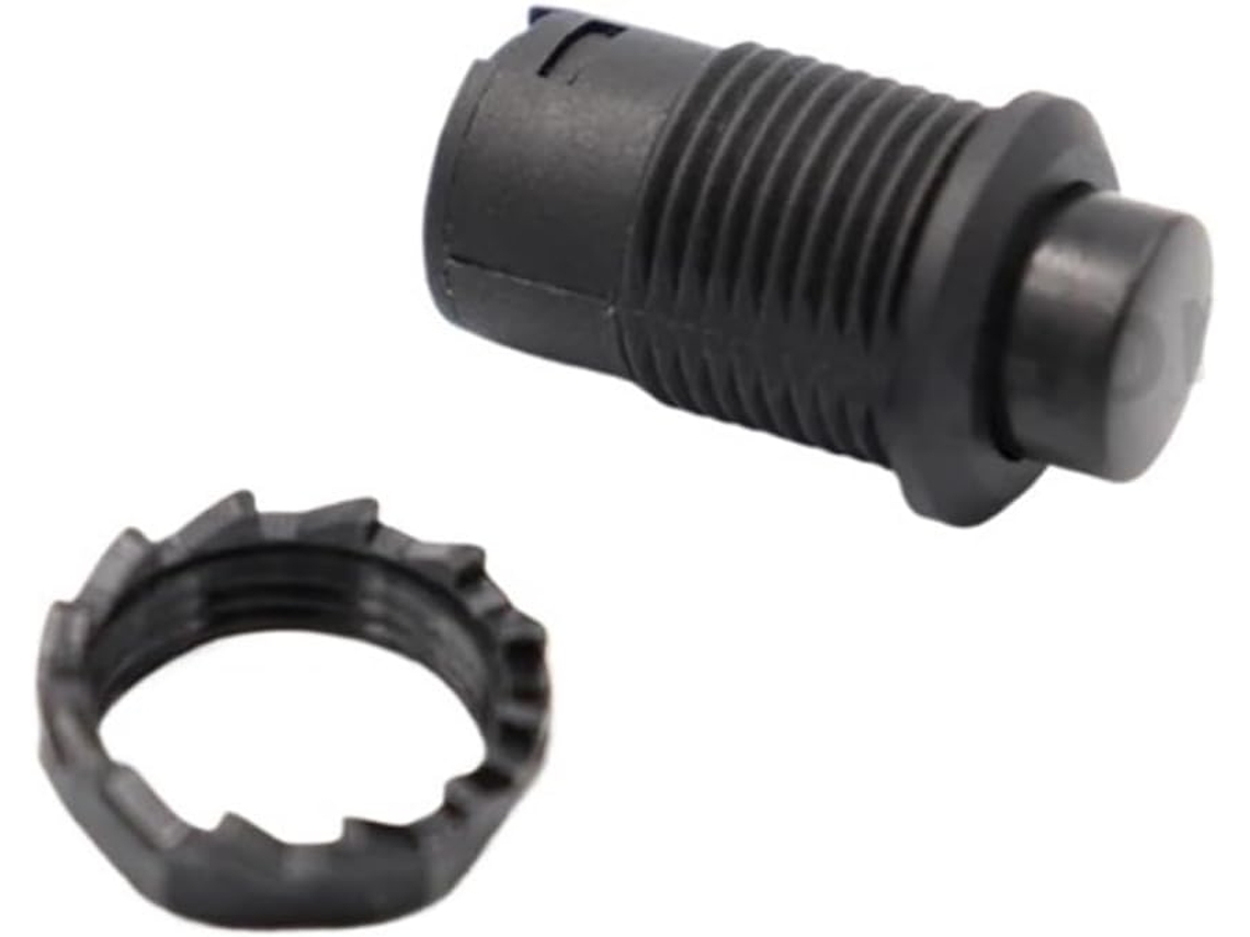 1x Botão De Pressão Autotravante Preto 12mm Ds228 Ds428, Interruptor Liga Desliga, 3a 125v Ca, 1, 5a 250v Ca