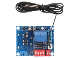 Interruptor De Controle De Temperatura Ajustável Termostato Xh W1705 12v Com Alça De Precisão