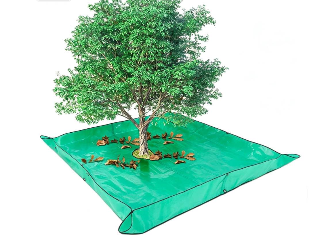 Tapete Coletor De Folhas De Poda De Árvores De Jardim, 200×200cm, Diâmetro Da Abertura Do Tronco 30cm, Tapete Para Folhas De Horticultura.