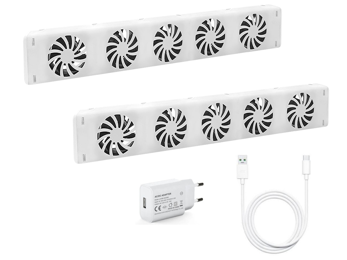 Conjunto Duplo de Ventilador Elétrico 47 Cm BRILVIBERA