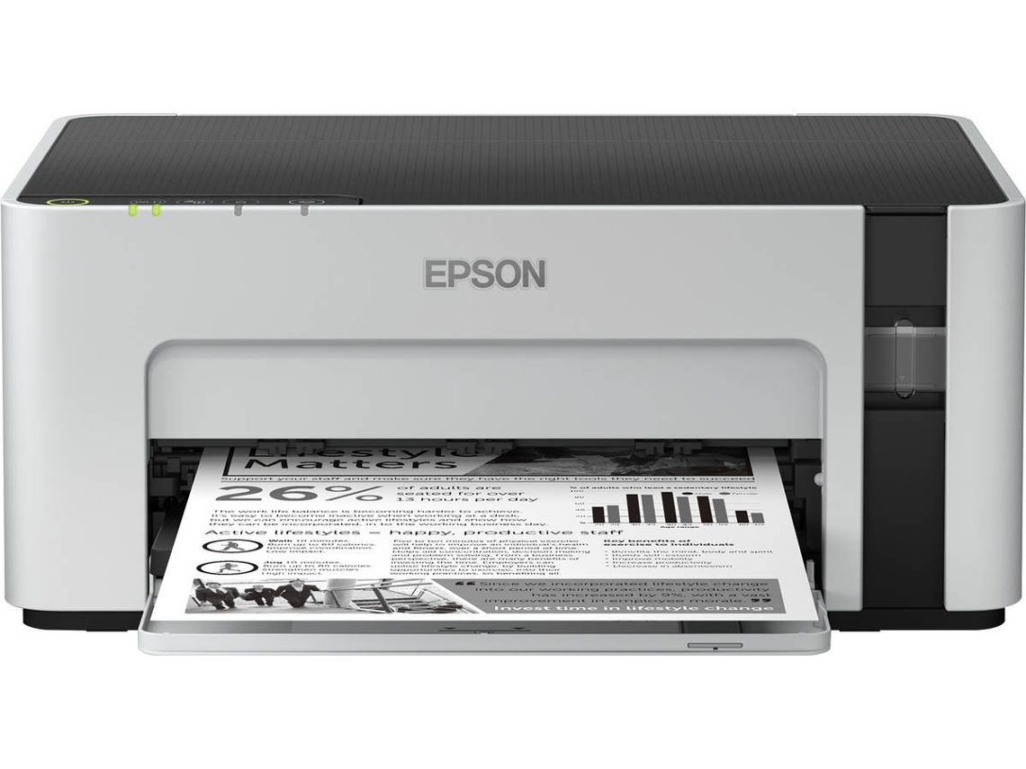 Impressora EPSON EcoTank ET-M1120 Mono Branco (Jato de Tinta)