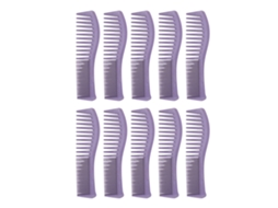 2026 10 Pentes de Cabelo de Palha de Trigo com Dentes Finos e Grossos, Cabo Ergonômico para Estilizar o Cabelo