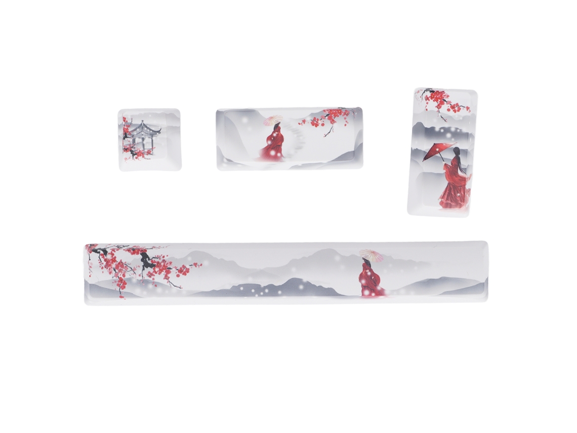 Teclas Diy De 4 Chaves Para Teclados Mecânicos