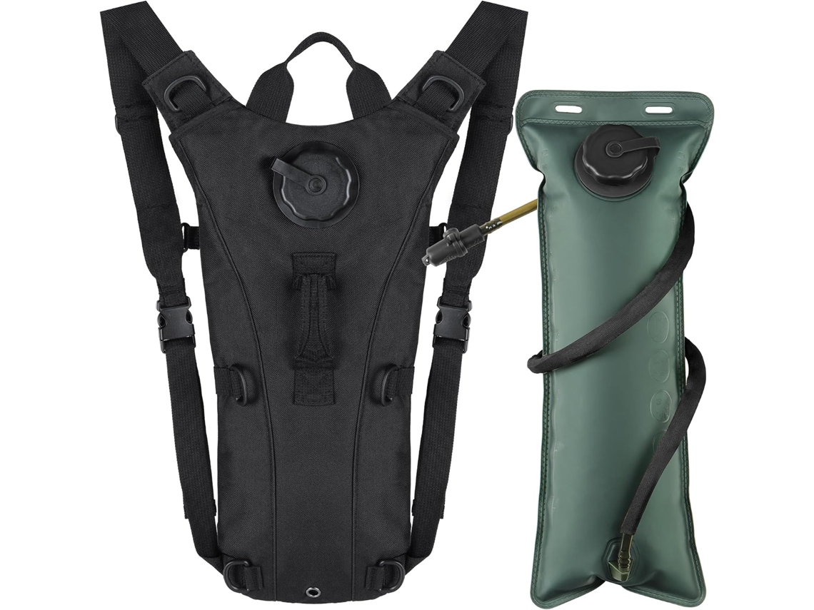 Mochila Tática De Hidratação Com Reservatório De Água De 3l Para Homens, Mochila Militar À Prova De Vazamentos Para Corrida, Jogging E Festivais