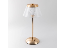 Sklum Lâmpada De Mesa Led Sem Fios Em Ferro E Acrílico Tinyent Ferro     Oro Rosa