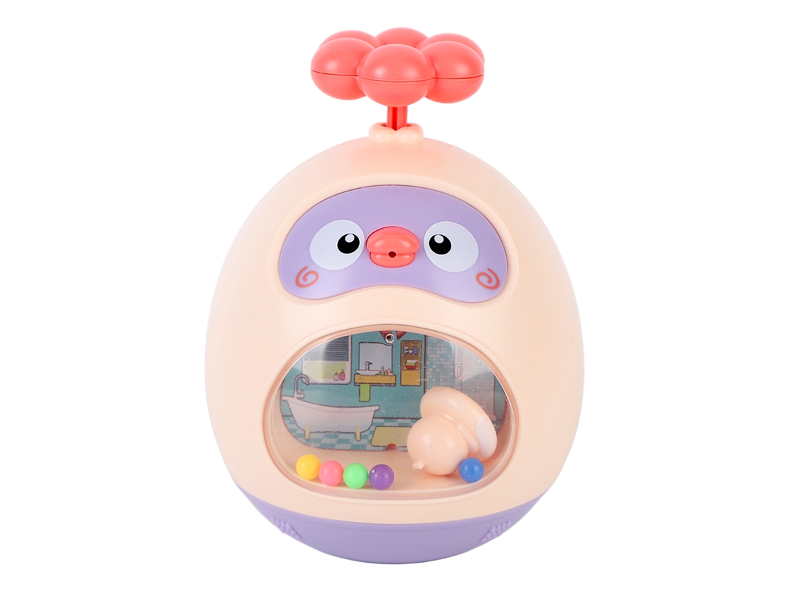 Primerox brinquedo de Banho Pato com Spray, Brinquedo Educativo para Bebê Menino Menina Rosa