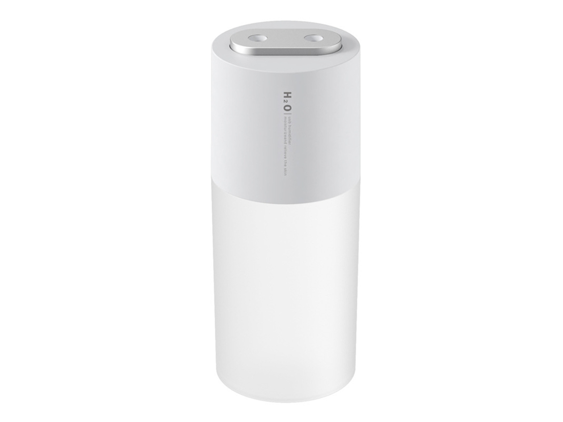 Umidificador de dupla nebulização portátil USB com grande volume de névoa para mesa e carro branco S/MARCA