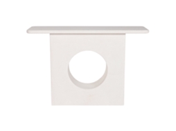 Mesa de Consola ALEXANDRA HOUSE LIVING em MDF branco, 120x40x80cm