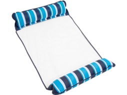 Boia Inflável 4 Em 1 Para Piscina E Rede Aquática – Boia Inflável Para Piscina Para Adultos Com Múltiplos Usos (azul Marinho)