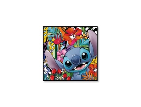 Pintura Disney Stitch Sobre Tela 50 X 50 Cm Egan