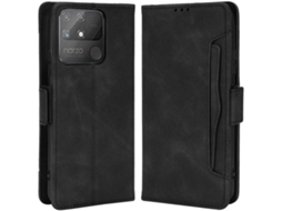 Capa Oppo Reno 7 Pro 5G HFS HOUSE Carteira Preto