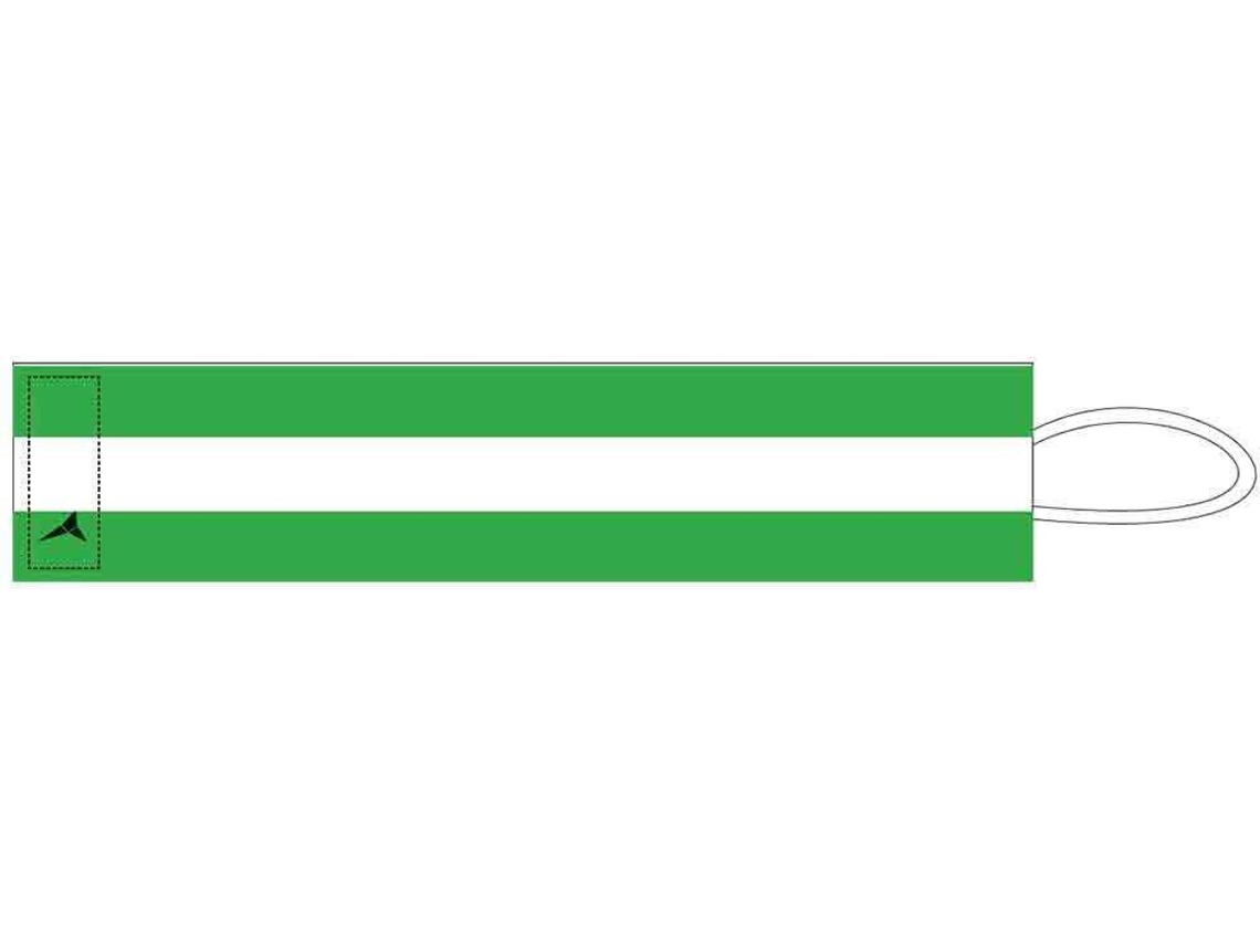 Braçadeira de Capitão MERCURY EQUIPMENT   (Verde - Adolescente)