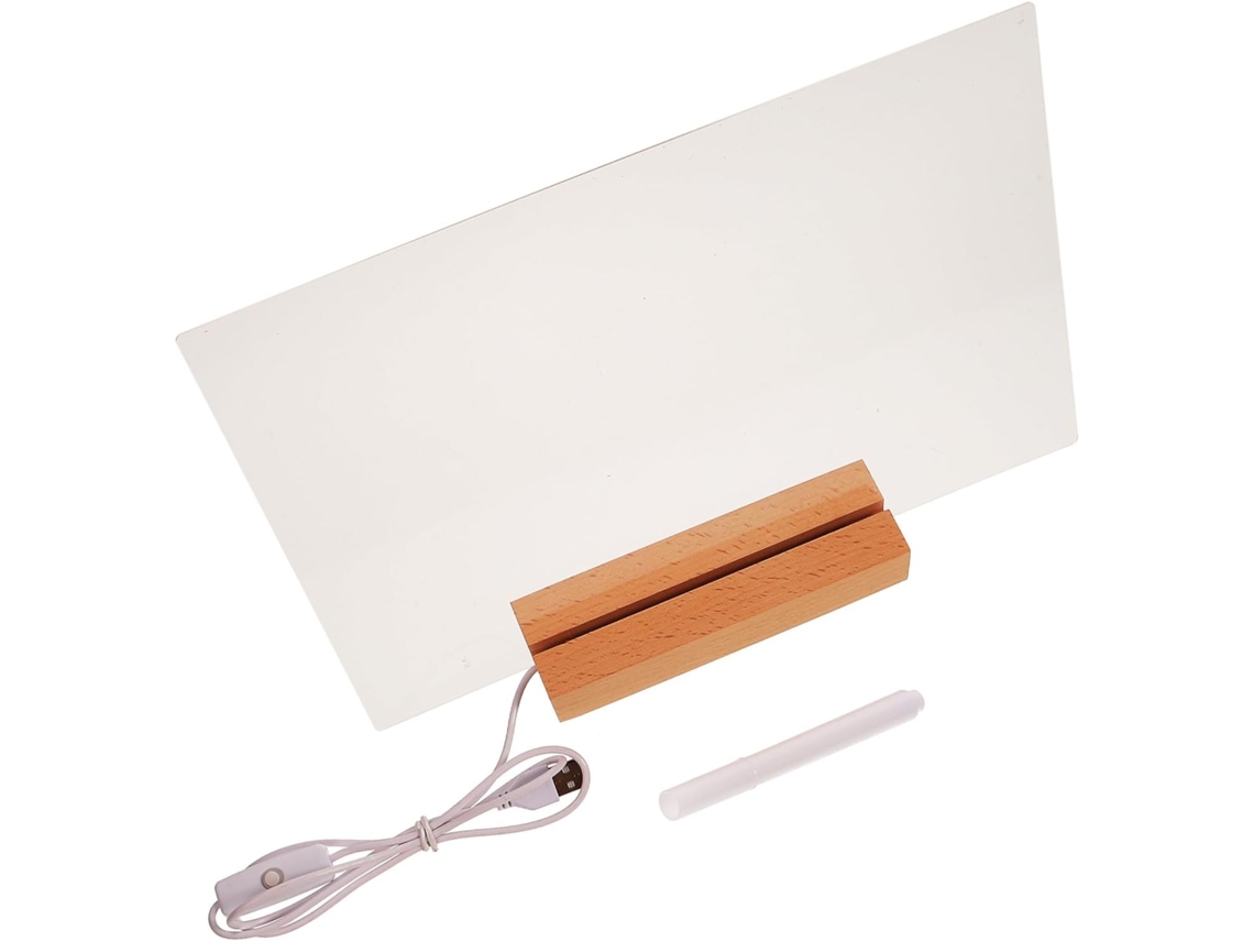 Quadro Branco de Acrílico Sem Moldura Alipis, Formato Grande, para Escrita a Seco, Ideal Escritório e Casa, Mu