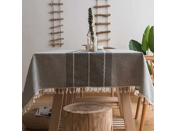 Lurelia Toalha De Mesa Algodão Linho 140 Cm Bordado