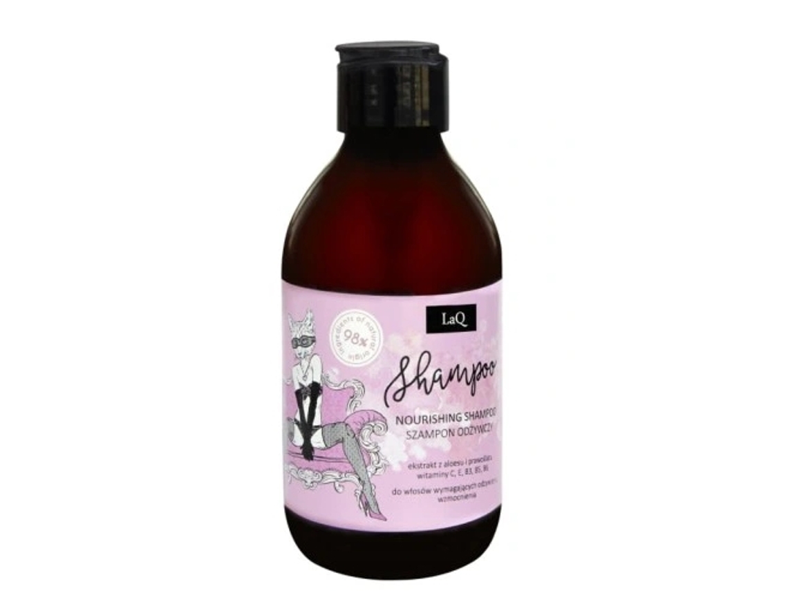 Laq, Shampoo Nutritivo Com Peônia Para Gatos, 300 Ml Latech
