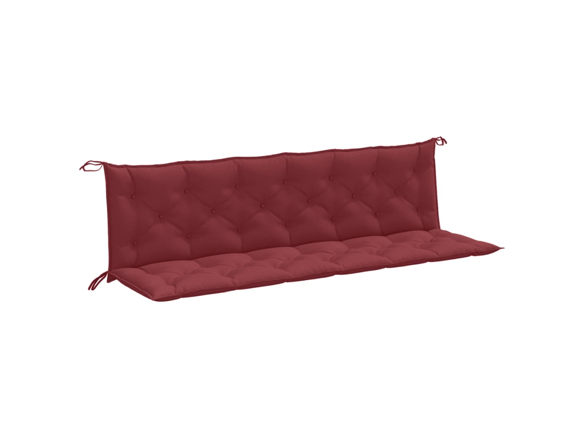 Garden Bench Cushion, Garden Bench Cushions Vidaxl Vermelho Tecido (200 X 50 X 7 Cm)