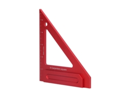Régua Triangular De Alumínio Laxiscreed Para Carpintaria, Sistema Imperial De Alta Durabilidade