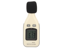 Medidor de Decibéis Portátil com LCD Iluminado Faixa 30 130dB Precisão 0,1dB para Medição de Ruído Ambiental Industrial