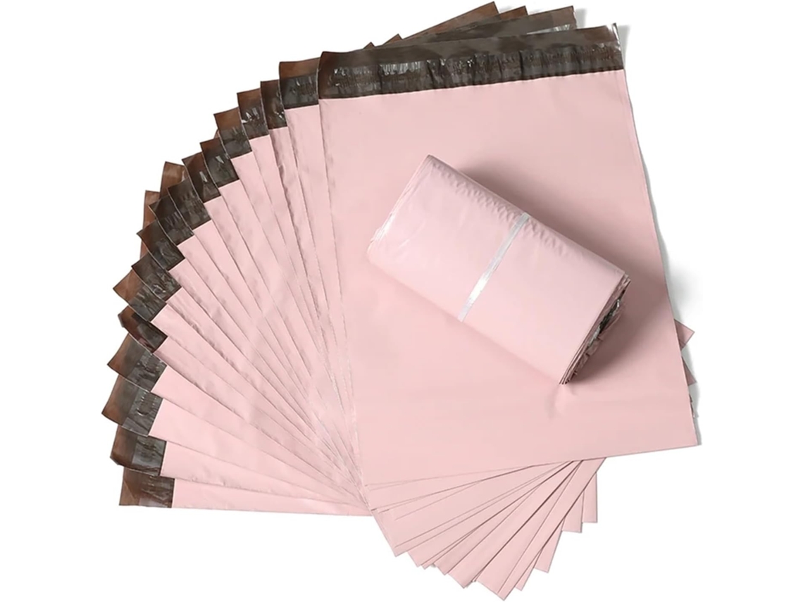 Sacs Postaux, Sac Messager Rose, Plusieurs Tailles, Lote De 50(25x39cm 50pcs)