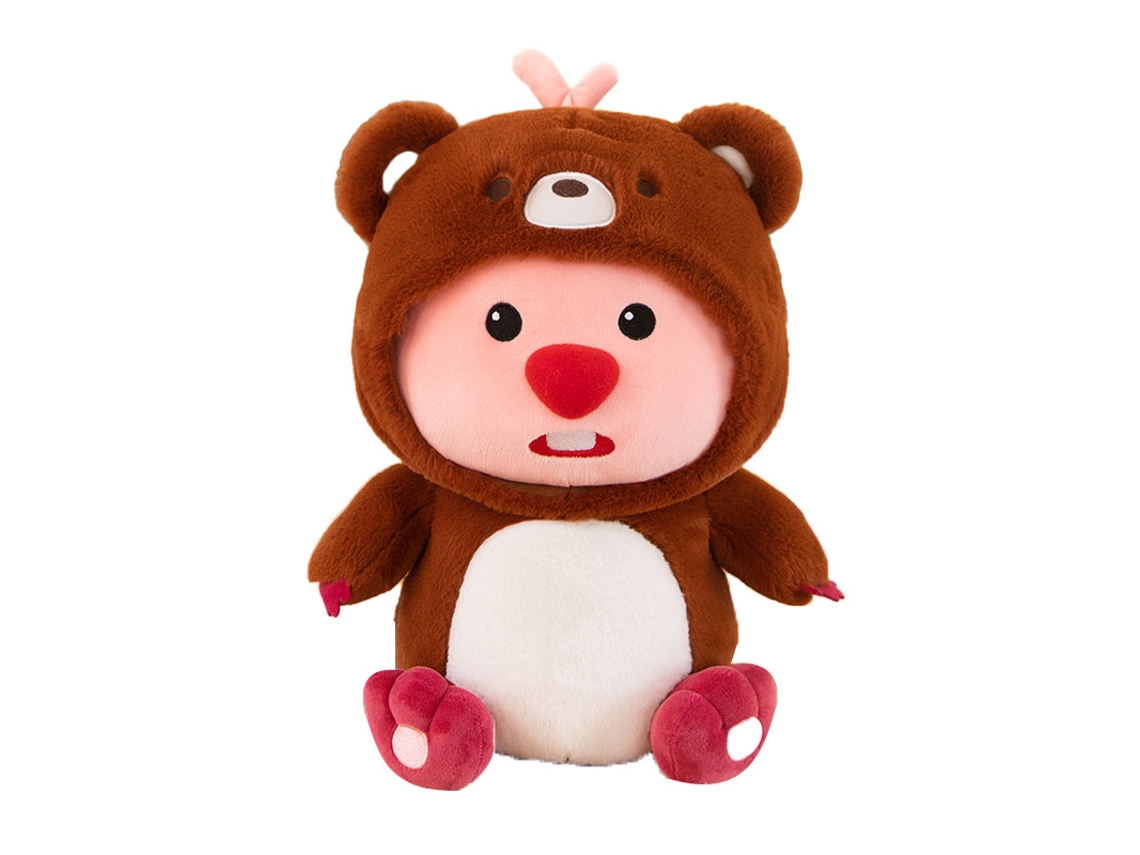 Ats juguete de Peluche Castor de 11,8 Polegadas Suave e Carinhoso para Garotos e Garotas Boneco de Peluche Cartoon Castor