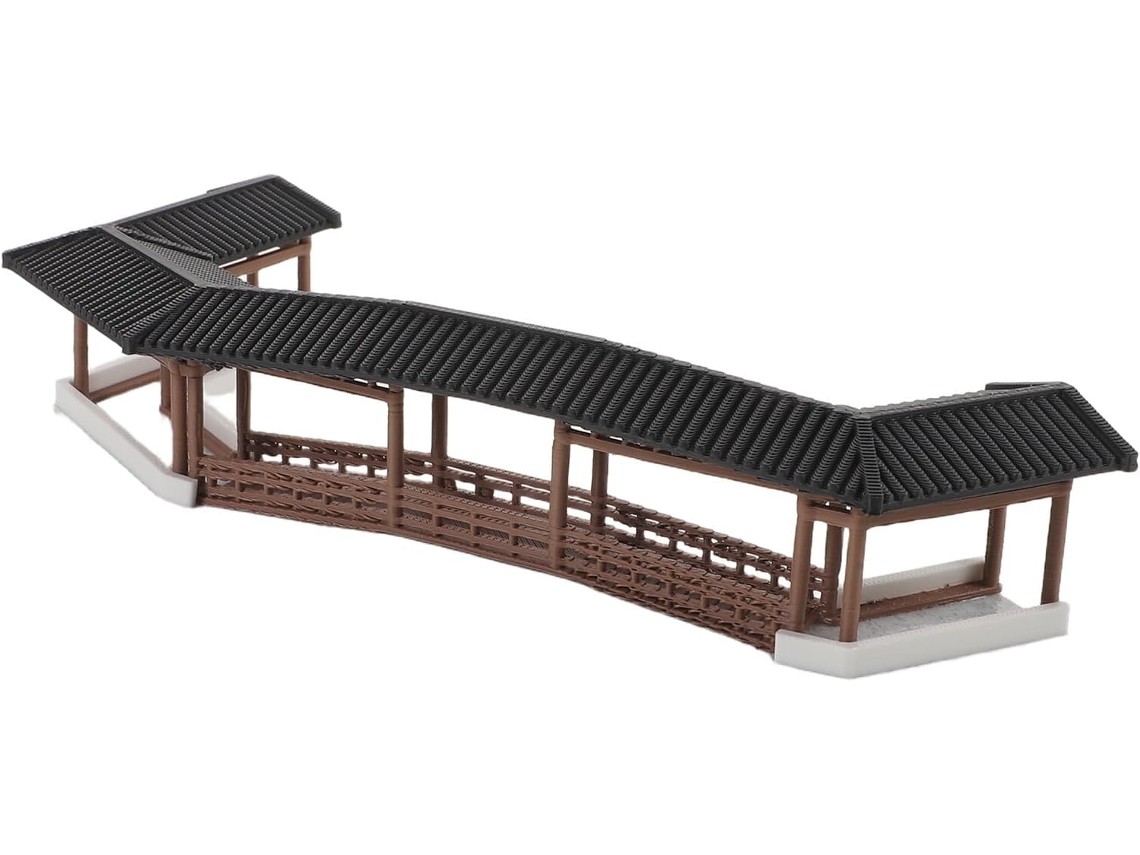 Modelo De Ponte Em Miniatura De Plástico, Acessório Decorativo Durável Para Micro-paisagens.