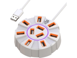 Hub Usb De Transferência Rápida Com Saída 4k E Várias Portas Usb-c