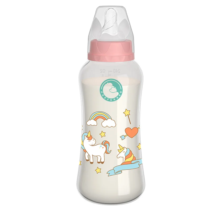 Mamadeira com Almofadas de Pp, com Bola Ponderada e Alça. MDUG (240ml)