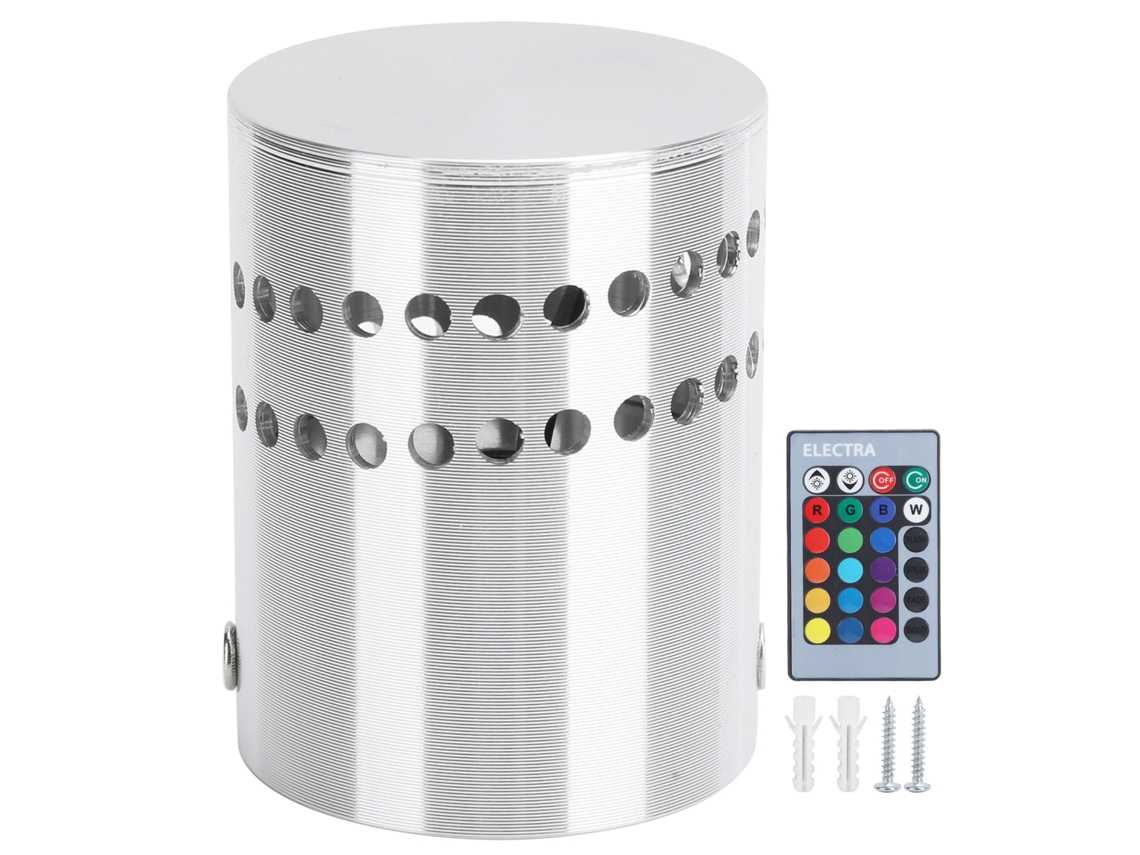 2026 lâmpada de Parede Teto Led Espiral Rgb 3w Controle Remoto para Corredor Luz Interior Ac 85 265v