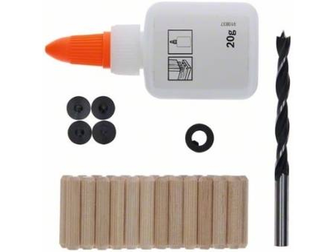 Conjunto de 32 Buchas BOSCH de Madeira D= 6 mm; C= 30 mm