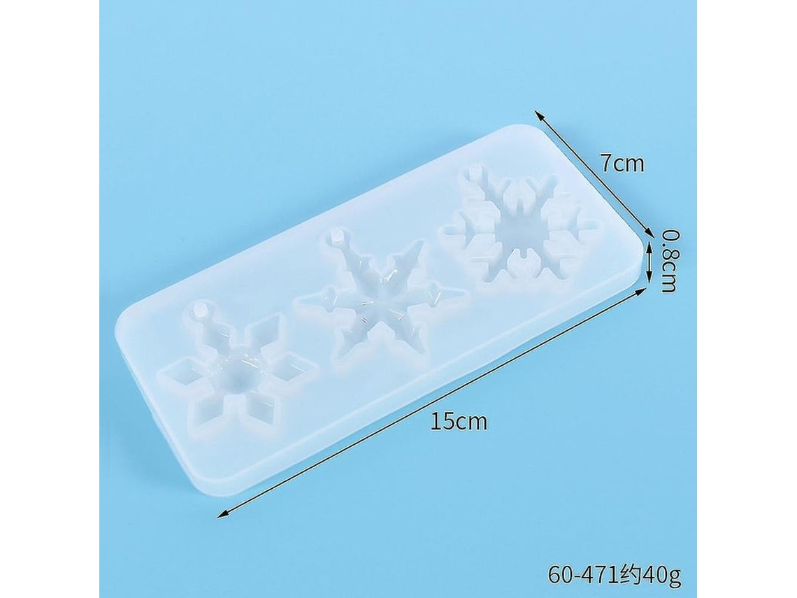 Molde De Silicona Para Decoraciones Navideñas Diy Materiales De Manualidad Bonitos