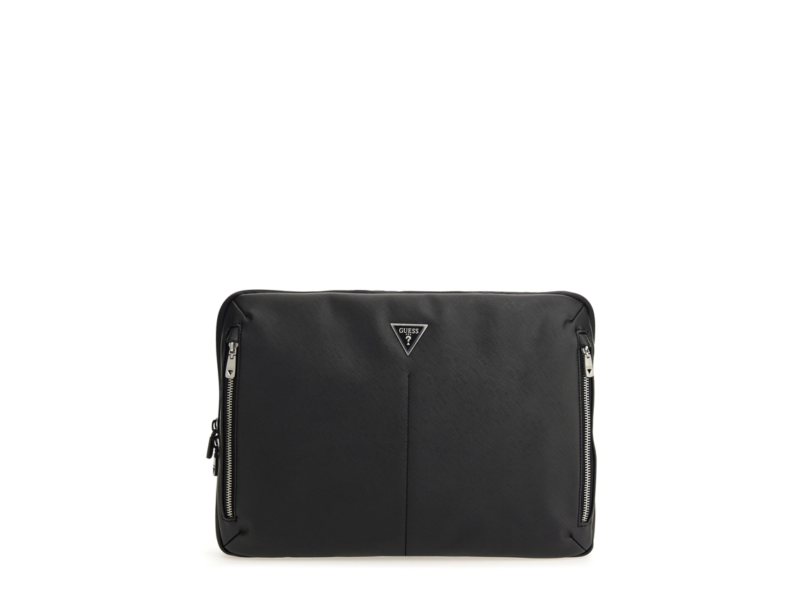 Mala para Portátil GUESS Certosa Saffiano Smart Preto