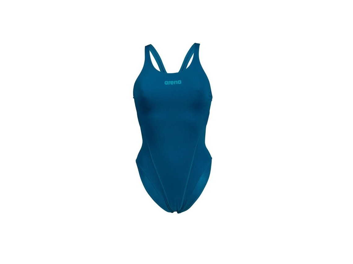 Fato de Banho de Mulher para Natação ARENA Peça Team Tech Azul (36)