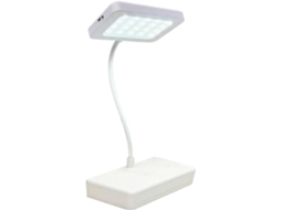 Luminária De Leitura Organizador Mesa 20x15x20cm, Luz Portátil Em Abs, Dispositivo Decorativo Resistente