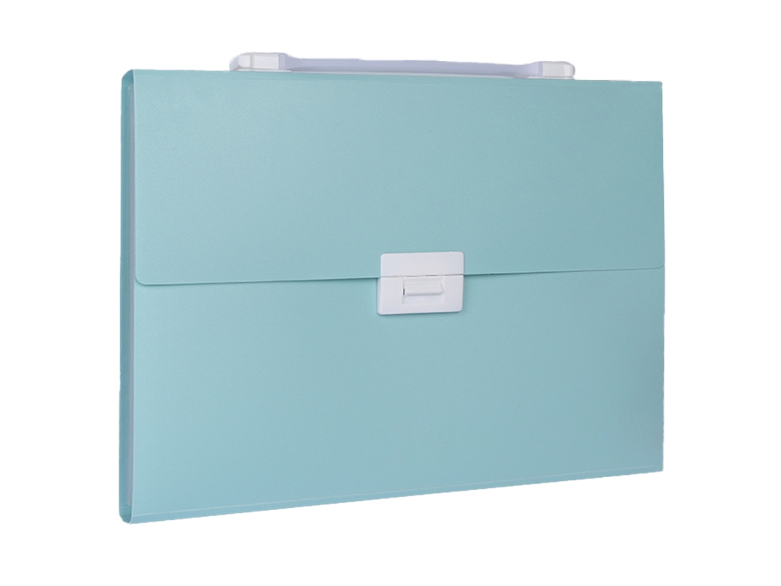Pasta expansível com bolsos, 4 bolsos/tamanho carta, organizador de documentos portátil Slowmoose