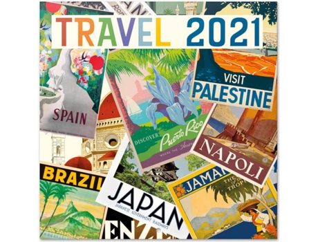 Calendário  Travel (2021 - 30 x 30 cm)